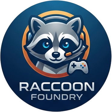 Raccoon Foundry mascot
